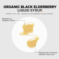 Thumbnail for Codeage Elderberry Vitamins Pro - Organic Black Elderberry Liquid Drops - Vitamin C, D3, Zinc, Black Currant - 2-Month Supply - Black Sambucus Liquid - Supplement for Adults & Kids - 4 fl oz