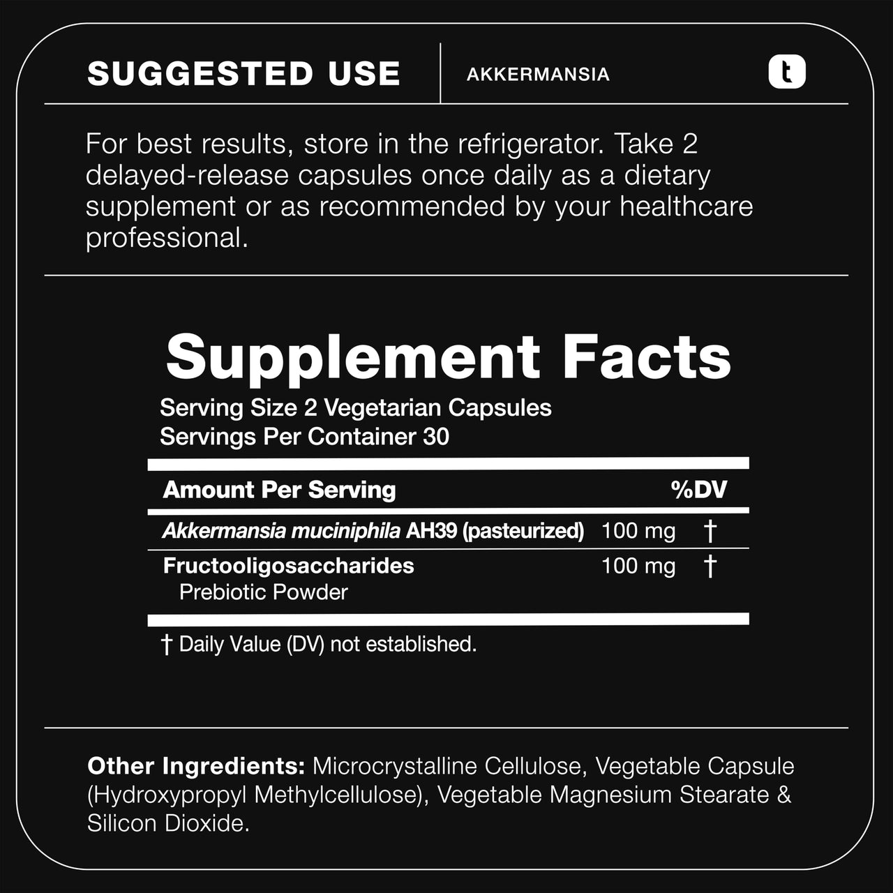 Toniiq Akkermansia Probiotic – 10 Billion TFU – Supports Gut Health & GLP-1 Activity