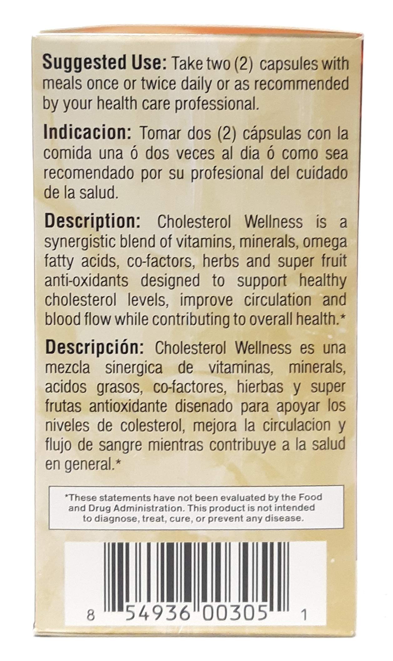 Bio Nutrition Cholesterol Wellness 60 VGC 2 Pack