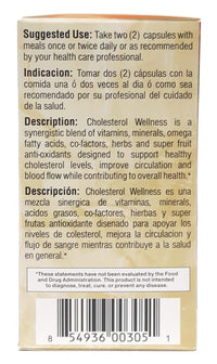 Thumbnail for Bio Nutrition Cholesterol Wellness 60 VGC 2 Pack