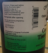 Thumbnail for Christopher's Original Formulas Complete Tissue and Bone Syrup – Traditional Herbal Blend to Support Bones, Tissue & Cartilage, Liquid Botanical Formula, 16 oz