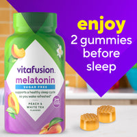 Thumbnail for Vitafusion Melatonin Gummy Vitamins, 140 Count (Pack of 1)