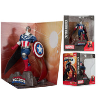 Thumbnail for McFarlane Toys - Marvel Captain America 1:10th Scale Collectible with Scene (All-New Captain America #1)