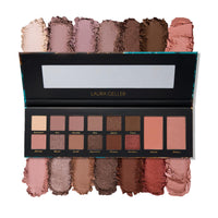 Thumbnail for LAURA GELLER NEW YORK Laura's Essentials Blushing & Blissful 12 Multi-Finish Eyeshadows 1 Highlighter, 1 Blush Full Face Palette