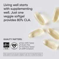 Thumbnail for Sports Research Vegan CLA - 1250mg with Active Conjugated Linoleic Acid for Men & Women | Non-GMO, Soy & Gluten Free - 80% (180 Softgels)