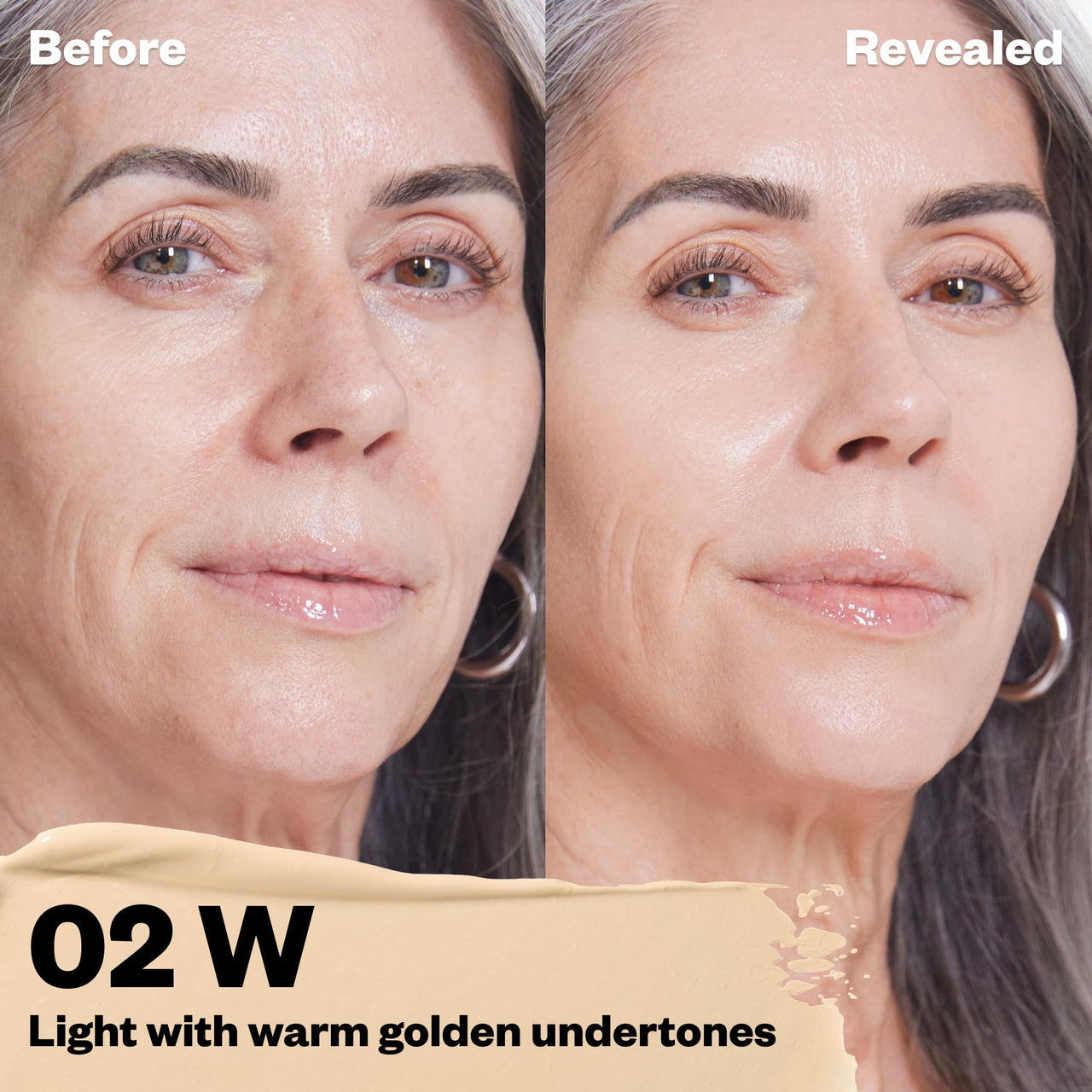 Kosas Revealer Concealer - Medium Coverage Makeup with Hyaluronic Acid, Conceals Dark Circles Under Eyes, Dark Spots and Blemishes + Brightens, Hydrates, Long-Lasting & Vegan, (Tone 02 W)
