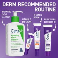 Thumbnail for CeraVe Skin Renewing Brightening Lotion SPF 30, Anti Aging Facial Moisturizer Hydrates, Brightens and Evens Skin Tone, Contains Ceramides + Niacinamide + Antioxidants, Fragrance-Free, 1.35 fl oz