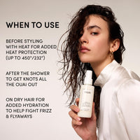 Thumbnail for OUAI Leave In Conditioner & Heat Protectant for Hair - Prep Hair for Styling or Use as Detangling Spray to Fight Frizz & Flyaways - No Parabens, Sulfates or Phthalates (4.7 oz)