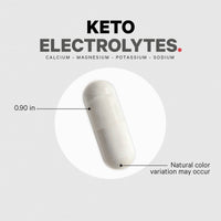 Thumbnail for Codeage Keto Electrolytes Supplement – Vegan Electrolyte Tablets w Magnesium, Potassium, Calcium & Salt - Electrolyte Powder Salt Pills & Drink Hydration Supplements - Non-GMO Keto Diet - 180 Capsules