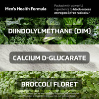 Thumbnail for DIM Supplement for Men 300mg | Estrogen Blocker & Aromatase Inhibitor | Extra Strength Men’s Hormone Balance & Fitness Booster with Diindolylmethane Plus CDG & Broccoli Floret | Gluten-Free | 60 Ct