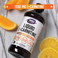 Thumbnail for NOW Foods Sports Nutrition, L-Carnitine Liquid 1000 mg, Highly Absorbable, Citrus, 16-Ounce