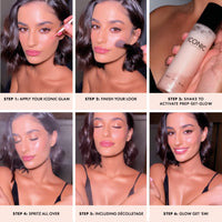 Thumbnail for ICONIC LONDON Prep-Set-Glow | Hydrating + Setting + Glowing Spray, 3-in-1 Formula for a Dewy, Radiant Finish, Cruelty-Free, Vegan Makeup, 4.22 Fl oz