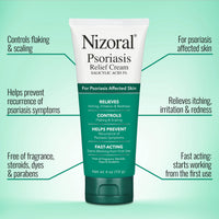 Thumbnail for Nizoral Psoriasis Relief Cream- Relieves Itching, Irritation & Redness and Controls Flaking and Scaling with Maximum Strength Medicine (Salicylic Acid 3%), 4 Fl Oz (Pack of 2)