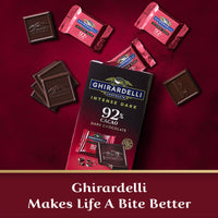 Thumbnail for GHIRARDELLI Intense Dark Chocolate Squares, 92% Cacao, 4.1 Oz Bag (Pack of 6)