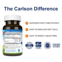 Thumbnail for Carlson - Vitamin D3, 4000 IU (100 mcg), Vitamin D Supplements, Bone & Immune Health, Cholecalciferol Supplement, Gluten Free Vitamin D Capsules, 120 Softgels