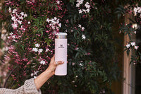 Thumbnail for Stanley AeroLight Transit Bottle 20 oz | Locking Drink Through Lid | Leak Resistant Water Bottle or Coffee Travel Mug | Lightweight Insulated Stainless Steel | BPA-Free | Rose Quartz Glimmer