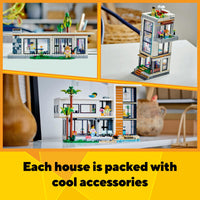 Thumbnail for LEGO Creator 3 in 1 Modern Toy House - Kids Toy Building Set with 3 Building Options for Boys & Girls, Ages 9+ - with 2 Minifigures for Pretend Play - Gift Idea for Birthday - 31153