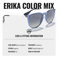 Thumbnail for Ray-Ban RB4171 Erika Classic Phantos Shape Sunglasses for Men and Women- Timeless Classic Sun Glasses with Modern Elegance - Premium UV Protection - Designer Men's and Women's Sunglasses