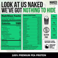 Thumbnail for NAKED Chocolate Pea Protein Isolate 5LB Bulk PB Powdered Peanut Butter 1.5LB (45 Servings) – Plant-Based; Vegan; Non-GMO; Gluten Free; Soy Free; Lactose Free