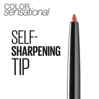 Thumbnail for Maybelline Color Sensational Shaping Lip Liner with Self-Sharpening Tip, Totally Toffee, Nude, 1 Count