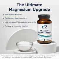 Thumbnail for Designs for Health Magnesium Glycinate Complex - Chelated Magnesium Bisglycinate + High Absorption Magnesium for Calming & Sleep, Heart Health, Immune Support & Bone Strength - Vegan (120 Capsules)