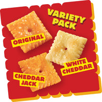 Thumbnail for Cheez-It Cheese Crackers, Baked Snack Crackers, Lunch Snacks, Variety Pack, 12.1oz Box (12 Packs)