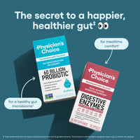 Thumbnail for Physician's CHOICE Probiotics 60 Billion CFU - 10 Strains + Organic Prebiotics - Immune, Digestive & Gut Health - Supports Occasional Constipation, Diarrhea, Gas & Bloating - for Women & Men - 60ct