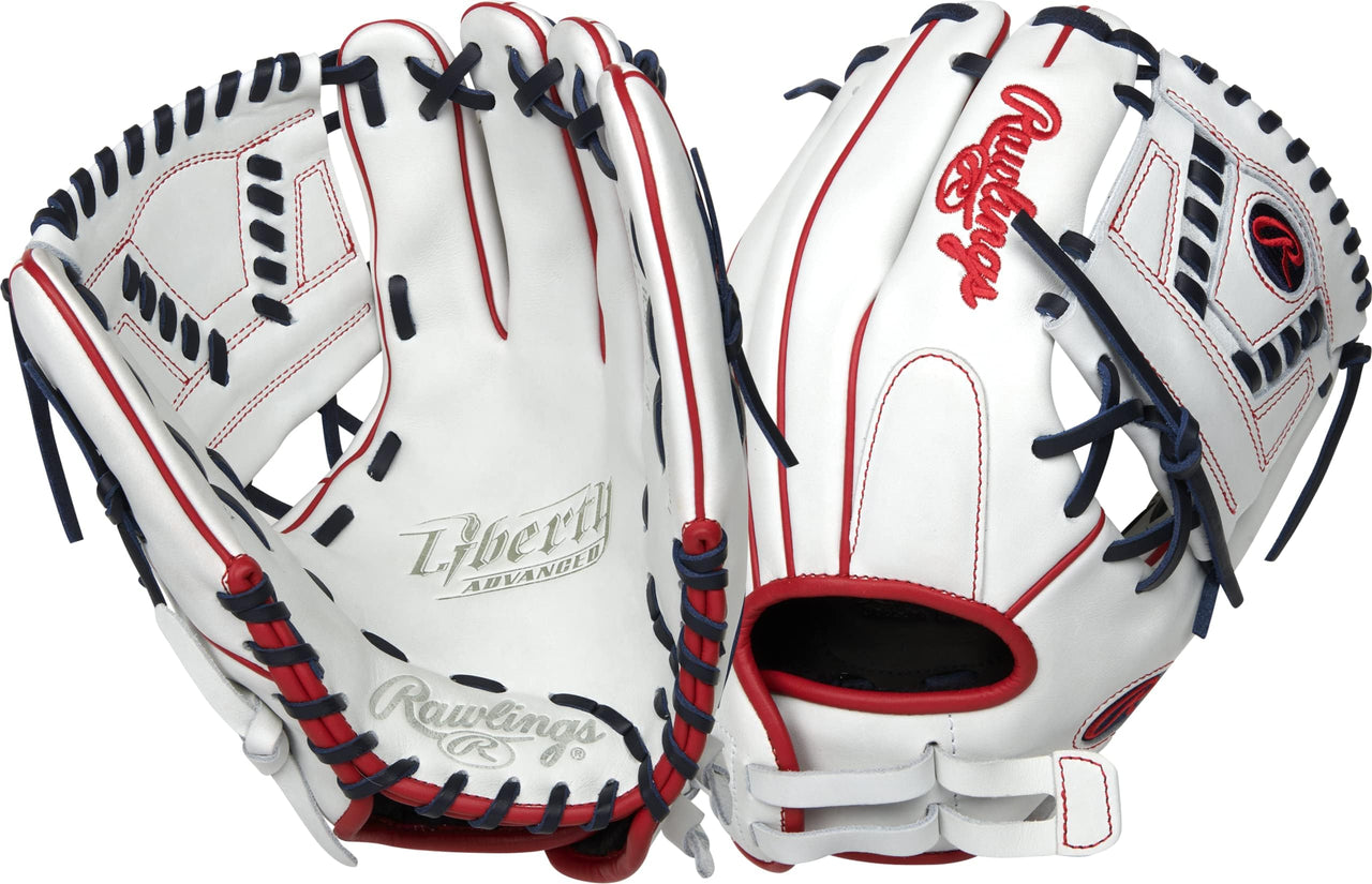 Rawlings | LIBERTY ADVANCED Fastpitch Softball Glove | 12" | 1 Piece Solid Web | Left Hand Throw