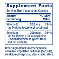 Thumbnail for Life Extension Super Selenium Complex, 200 mcg – 3 Forms of Selenium, Vitamin E – Cellular Health & Longevity Support – Gluten-Free, Non-GMO, Vegetarian, 1 Daily – 200 Capsules