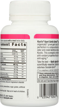 Thumbnail for Kyolic Formula 105 Garlic Extract w/VIT A and E Selenium 100 Capsules