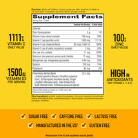 Thumbnail for Airborne Immune Support Effervescent Tablets, Zesty Orange Flavor - 10ct with 1000mg Vitamin C + Vitamins A, D, E, Zinc, Selenium, Manganese & Herbal Blend - Sugarâ€‘Free, Glutenâ€‘Free