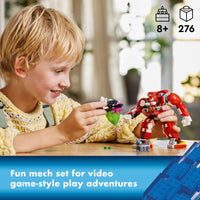 Thumbnail for LEGO Sonic The Hedgehog Knuckles’ Guardian Mech Building Toy Set, Sonic Toy for Kids, Video Game Inspired Knuckles Action Figure with Master Emerald, Gaming Gift for 8 Year Old Boys and Girls, 76996