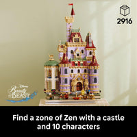 Thumbnail for LEGO Disney Princess Beauty and The Beast Castle Building Set - Room Decor for Women & Men, Ages 18+ - Model Building Kit for Adults - Book Shelf Display - Gift for Disney Fans - 43263