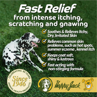 Thumbnail for Happy Jack Skin Balm Hot Spot & Itchy Skin Relief for Dogs, Cats & Horses (4 oz), Softens, Aids Healing of Hot Spots, Fast Relief to Intense Itching, Scratching & Gnawing
