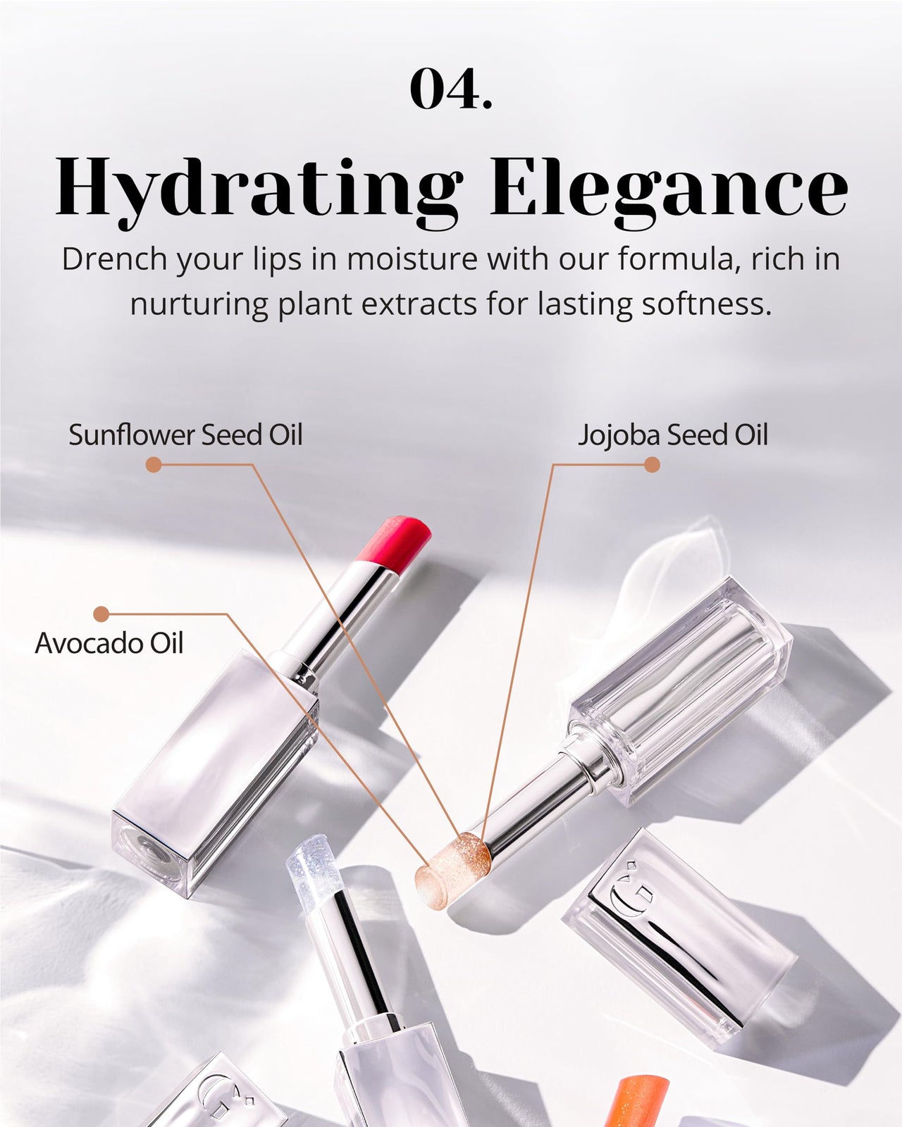 Glint Glow Lip Balm (Cherry So Much, 0.1oz) - Moisturizing Stain Lipstick with Shine for Natural Lips, Tinted Treatment. Luxurious Korean Skin Care Makeup. Chapped, Dry, Cracked