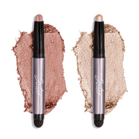 Thumbnail for Julep Eyeshadow 101 Crème-to-Powder Waterproof Shadow Stick Duo – Long-Lasting, Crease-Proof, Easy Appy with Built-in Smudger - Pearl & Rose Shimmer