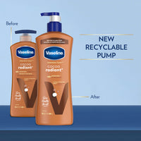 Thumbnail for Vaseline Intensive Care Body Lotion Cocoa Radiant 3 count for Dry Skin Lotion Made with Ultra-Hydrating Lipids and Pure Cocoa Butter for a Long-Lasting, Radiant Glow 20.3 Oz