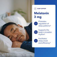 Thumbnail for Pure Encapsulations Melatonin 3 mg - Antioxidant Supplement to Support Natural Sleeping & Relief of Occasional Sleeplessness - for Natural Sleep Support* - 180 Capsules