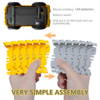 Thumbnail for Kids Toys 253 PCS Construction Race Tracks Toy for 3 4 5 6 7 8 Year Old Boys Girls, 5 PCS Construction Truck Car and Flexible Track Play Set Create A Engineering Road Games Toddler Toys Birthday Gifts