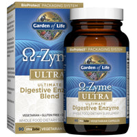 Thumbnail for Garden of Life 21 Powerful Digestive Enzymes with Papain, Bromelain, Lipase, Plus Ginger and Turmeric - Omega-Zyme Ultra, Enzymes for Digestion Dietary Supplement, Vegetarian, 90 Capsules