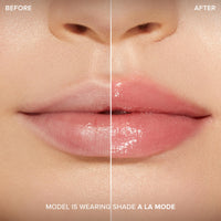Thumbnail for Too Faced Lip Injection Maximum Plump Extra Strength Lip Plumper Gloss | Hydrating, Volumizing, + Plumping, 0.14 Fl Oz, A La Mode (Nude Pink with Subtle Silver Shimmer)