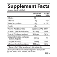 Thumbnail for Carlson - ACES + Zn, Vitamins A, C, E + Selenium & Zinc, Cellular Health & Immune Support, Antioxidant, 180 Softgels