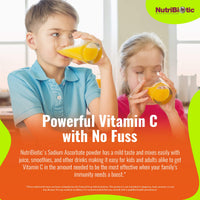 Thumbnail for NutriBiotic - Sodium Ascorbate Buffered Vitamin C Powder, 8 Oz | Vegan, Non Acidic & Easier on Digestion Than Ascorbic Acid | Essential Immune Support & Antioxidant Supplement | Gluten & GMO Free