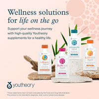 Thumbnail for Youtheory Collagen Liquid - 5,000 mg Hydrolyzed Collagen - for Hair, Skin & Nails* - Sugar, Dairy & Soy Free - Berry Flavor - 12 Single Serving Packets