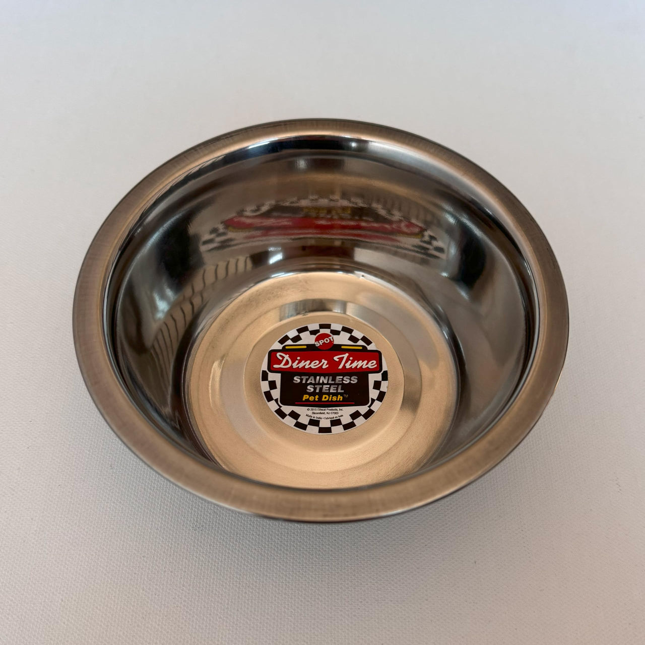 SPOT Stainless Steel Mirror Finish Bowl, Durable Chew-Proof Food/Water Dish for Mini Dogs, Small Dogs, and Puppies, 2 Cups (16 oz) Capacity