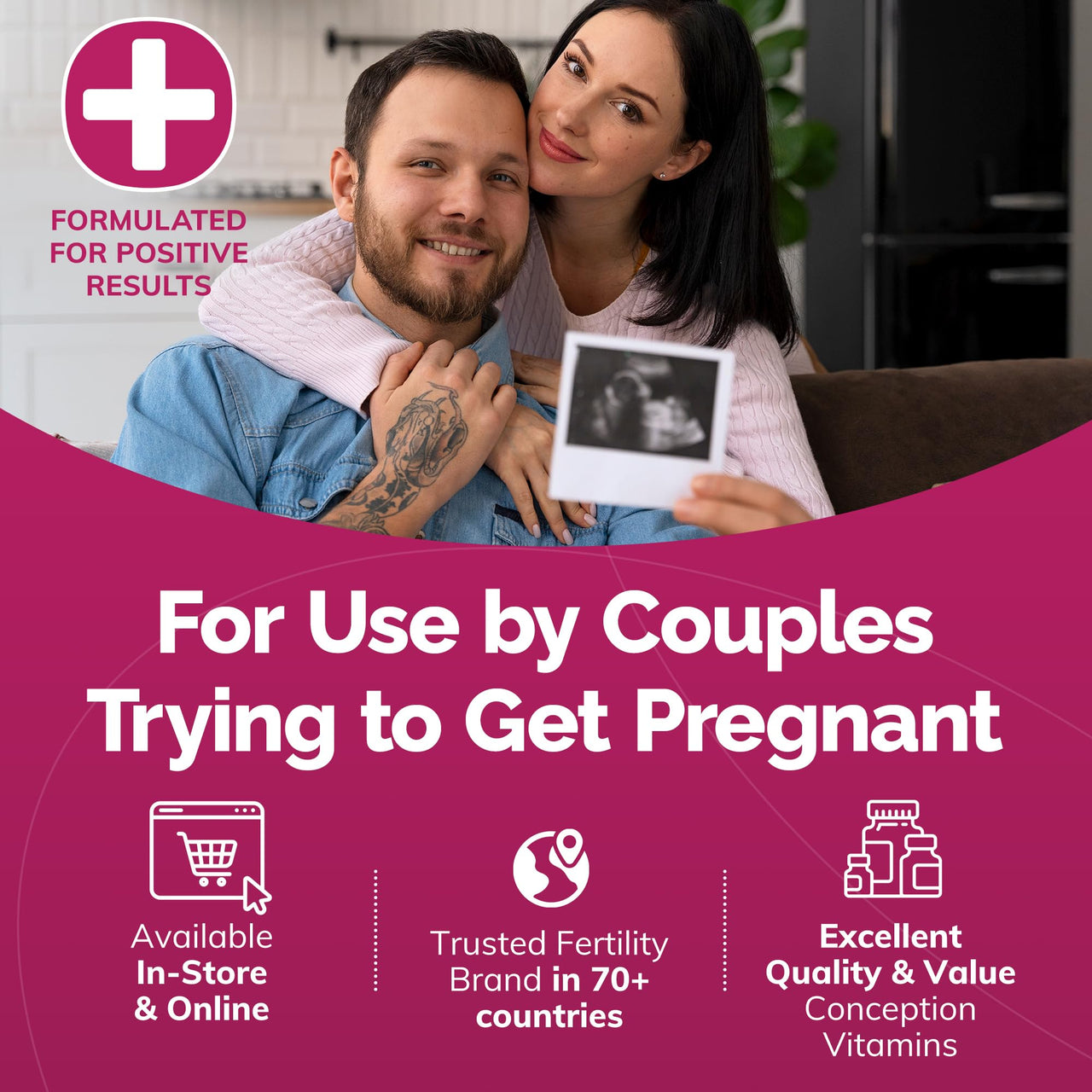 Conceive Plus Fertility Lubricant | for Use by Couples Trying Conceive, 2.5Fl Oz