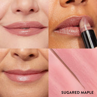 Thumbnail for LAURA GELLER NEW YORK Italian Marble Sheer Lipstick - Sugared Maple - Hydrating & Lightweight - Vitamin E & Caster Seed Oil - Cream Finish