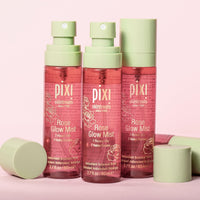 Thumbnail for Pixi Beauty Rose Glow Mist | All-Over Mist For Luminous Complexion | Set & Refresh Makeup | Hydrate Skin With 21 Natural Oils (2.7 Fl Oz.)