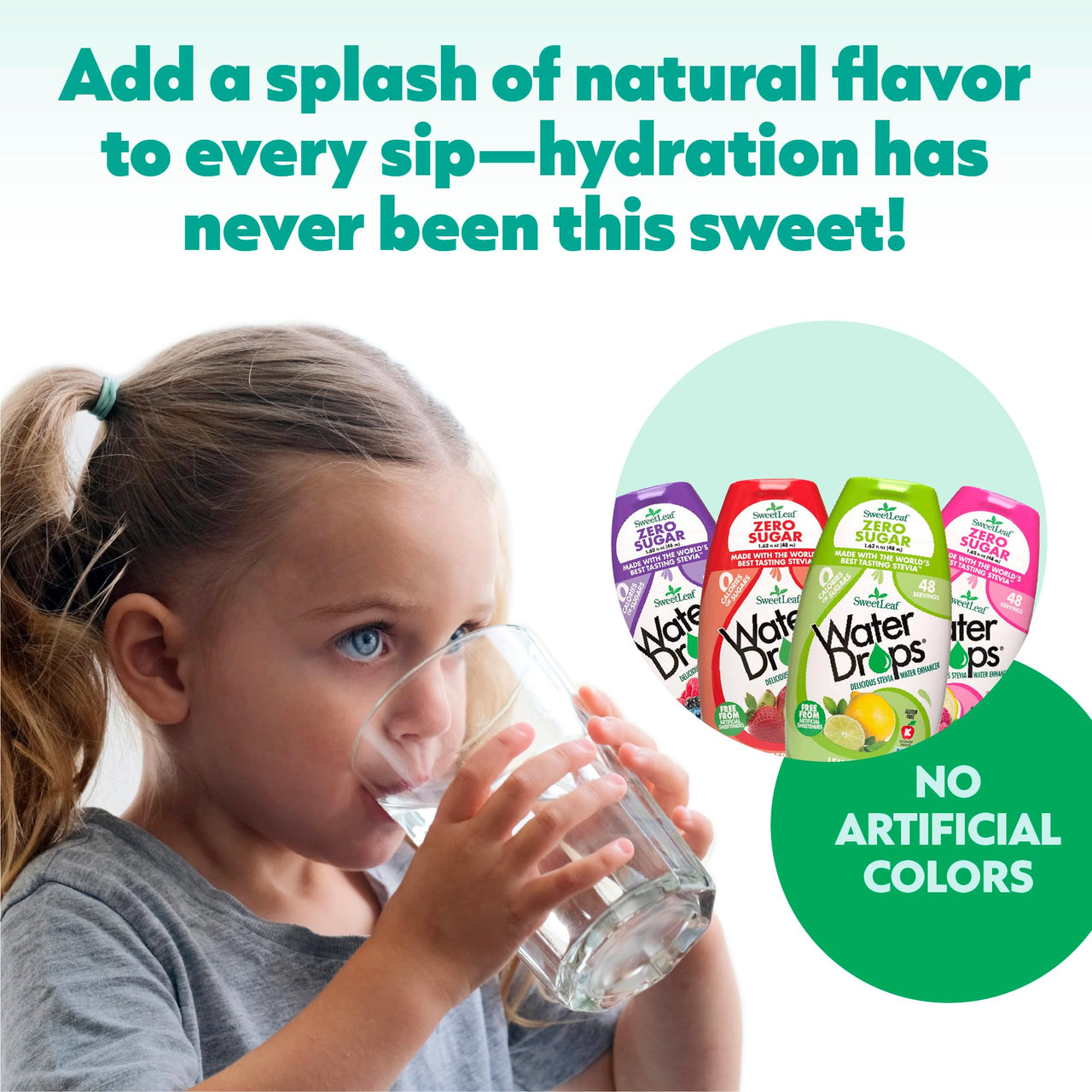 SweetLeaf Water Drops - Lemon Lime Water Enhancer, Sugar Free Sweet Leaf Stevia Water Flavoring Drops, 1.62 Oz Ea (Pack of 2)
