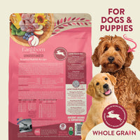 Thumbnail for Earthborn Holistics Unrefined Roasted Rabbit with Ancient Grains & Superfoods Dry Dog Food, 4-lb Bag